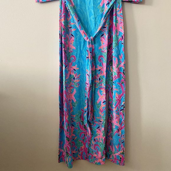 Lilly Pulitzer UPF 50+ Carabella Chillylilly Midi Dress NWT - Picture 9 of 10